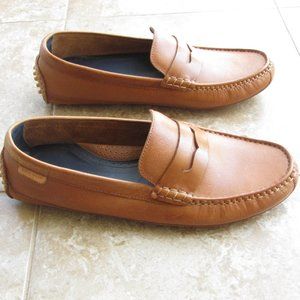 Cole Haan British Tan Leather Penny Driver ii Loafers size 10